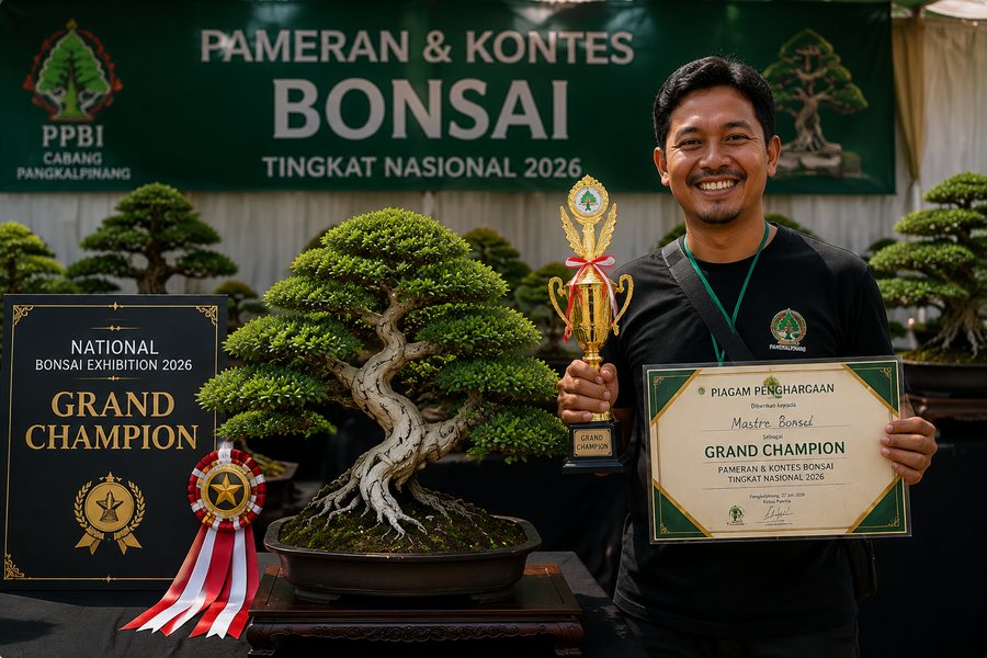 Bonsai juara nasional milik anggota